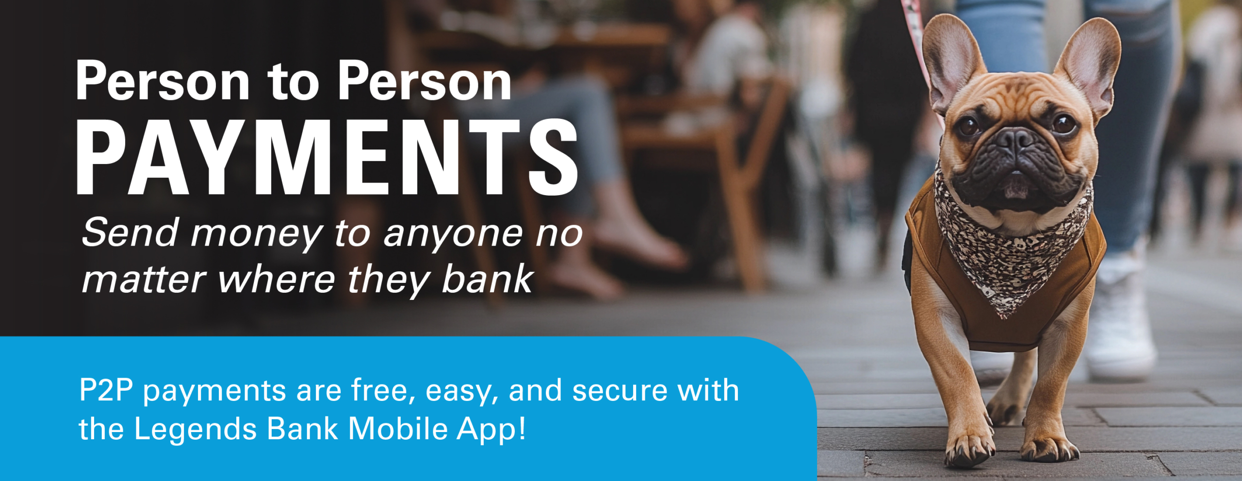 P2P and A2A Web Transfers Legends Bank